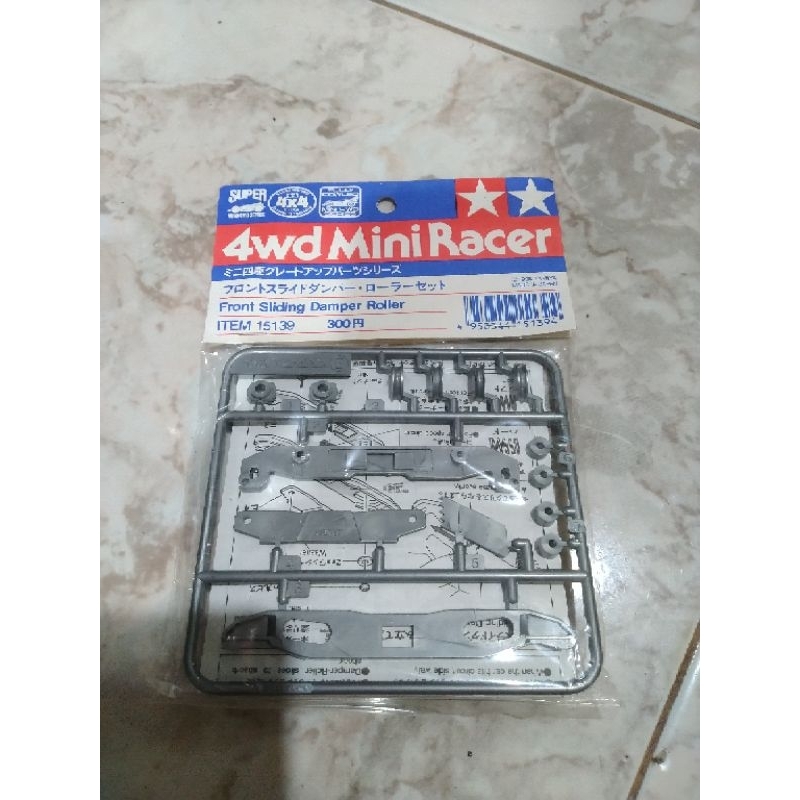 TAMIYA 15139 FRONT SLIDING DAMPER ROLLER / BEMPER DEPAN SLIDING JADUL MADE IN JAPAN ORIGINAL TAMIYA