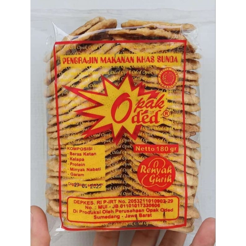 

OPAK KETAN ODED GURIH & RENYAH KEMASAN 180GR