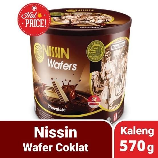

NISSIN WAFER COKLAT 300 DAN 600 GRAM KEMASAN KALENG