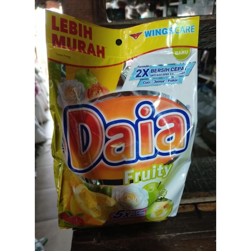 Daia Detergen Bubuk Fruity 800 gr | Daia Detergen Bubuk 800 Gram