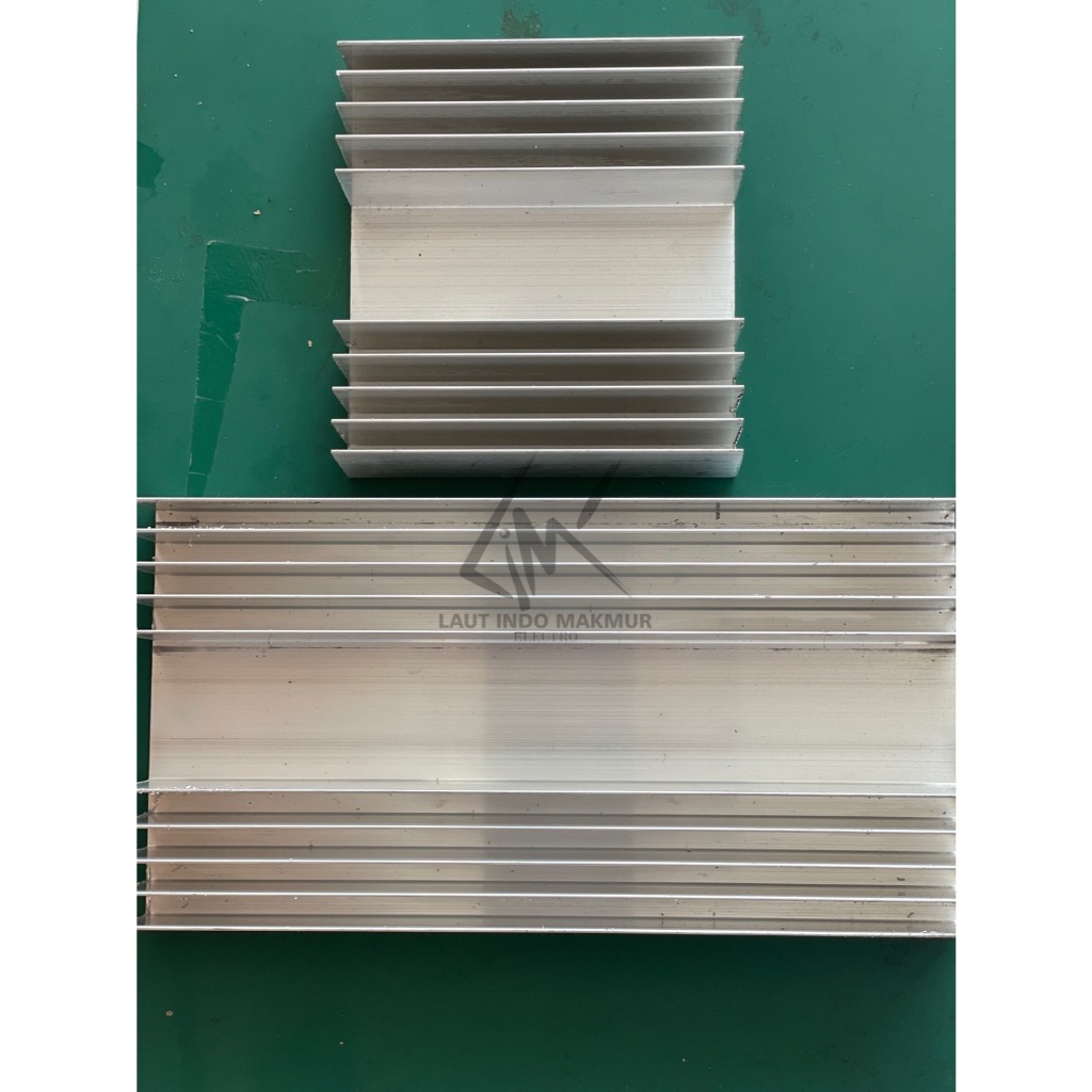 ANEKA PENDINGIN 10CM 20CM 30CM HEATSINK10 SIRIP TEBAL 2MM ups PENDINGIN POWER AMPLI HEAT SINK 10CM u