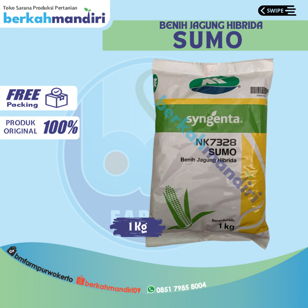 Benih Jagung Sumo Benih Jagung Hibrida NK 7328 SUMO 1 Kg - Cap Sygenta