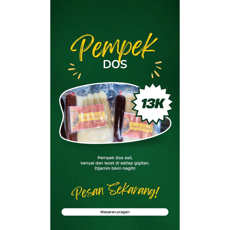 

Pempek Dos