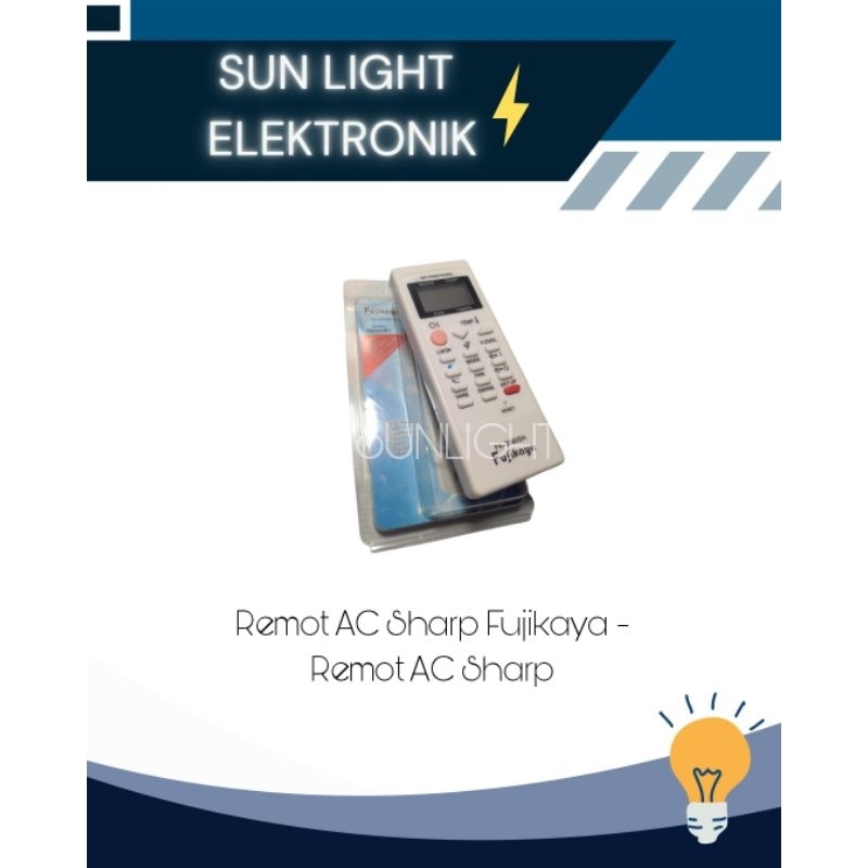 Remot AC Sharp Fujikaya | Remot AC Sharp