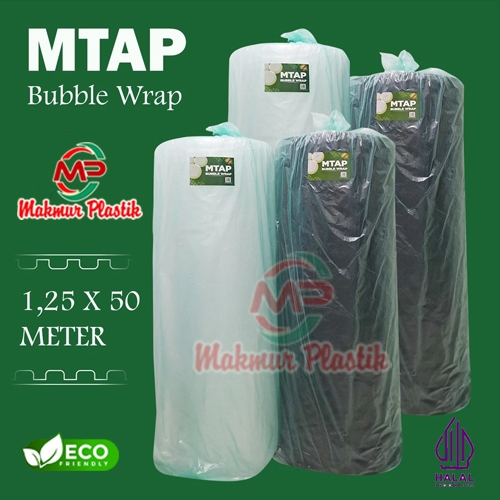 

Bubble Wrap warna Hitam dan Putih / Plastik Packing - 50meter / Roll Harga Murah dan Mutu Terjamin