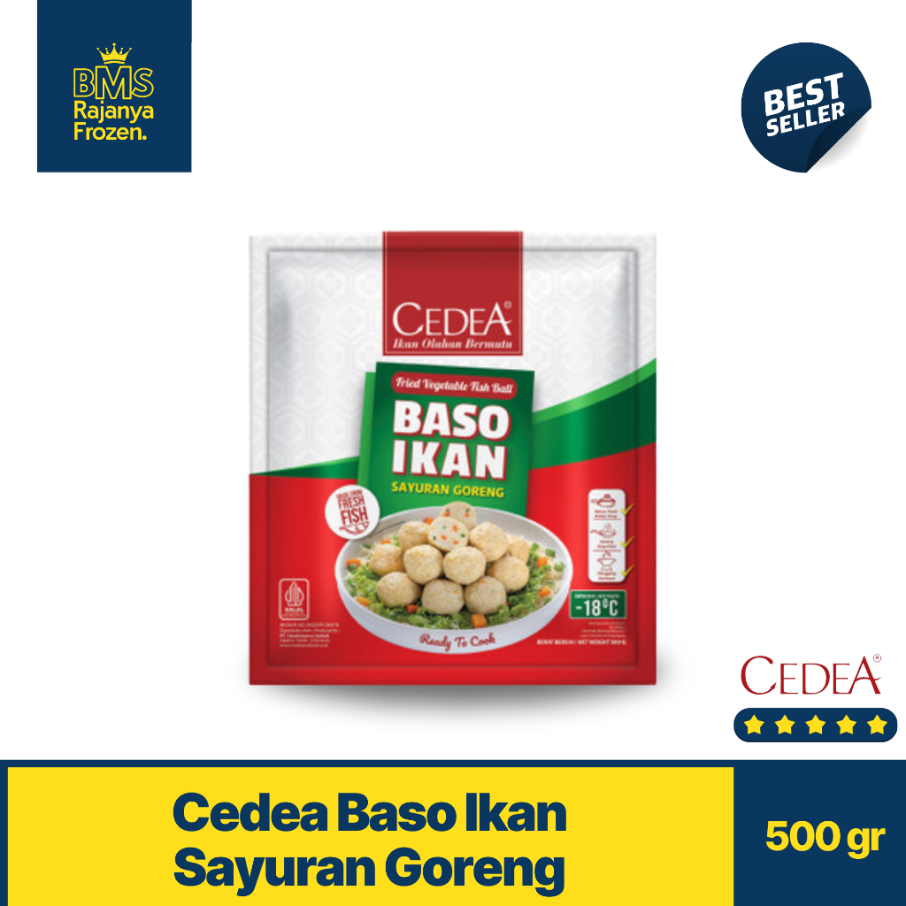 

Cedea Baso Ikan Sayuran Goreng 500gr
