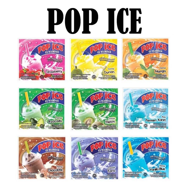 

POP ICE REGULER 1 renceng isi 10 sachet