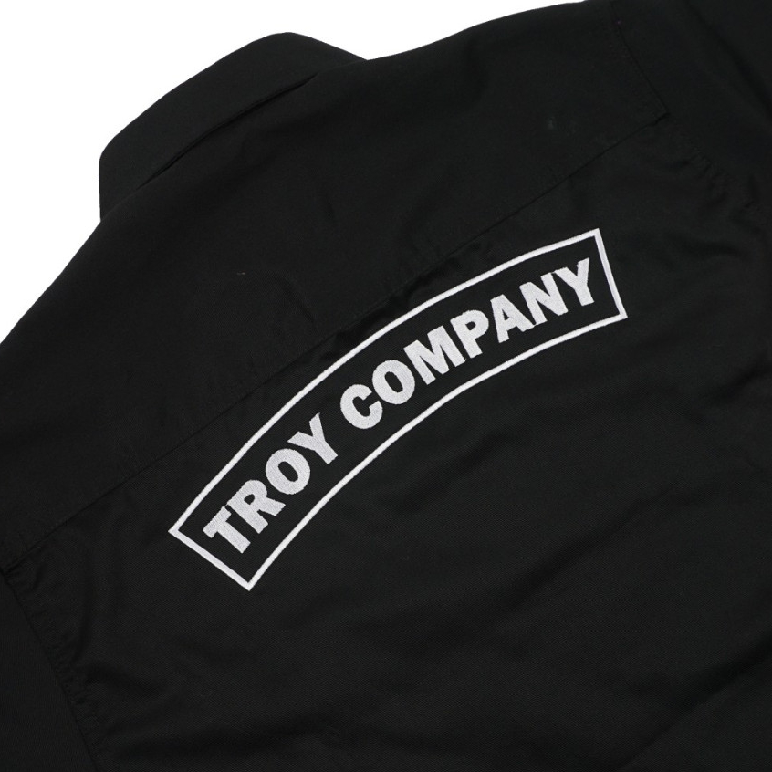 Troy Company Workshirt Workwear Engineers Black Orijinaru - Kemeja Kerja Work Shirt Hitam WSD 2570