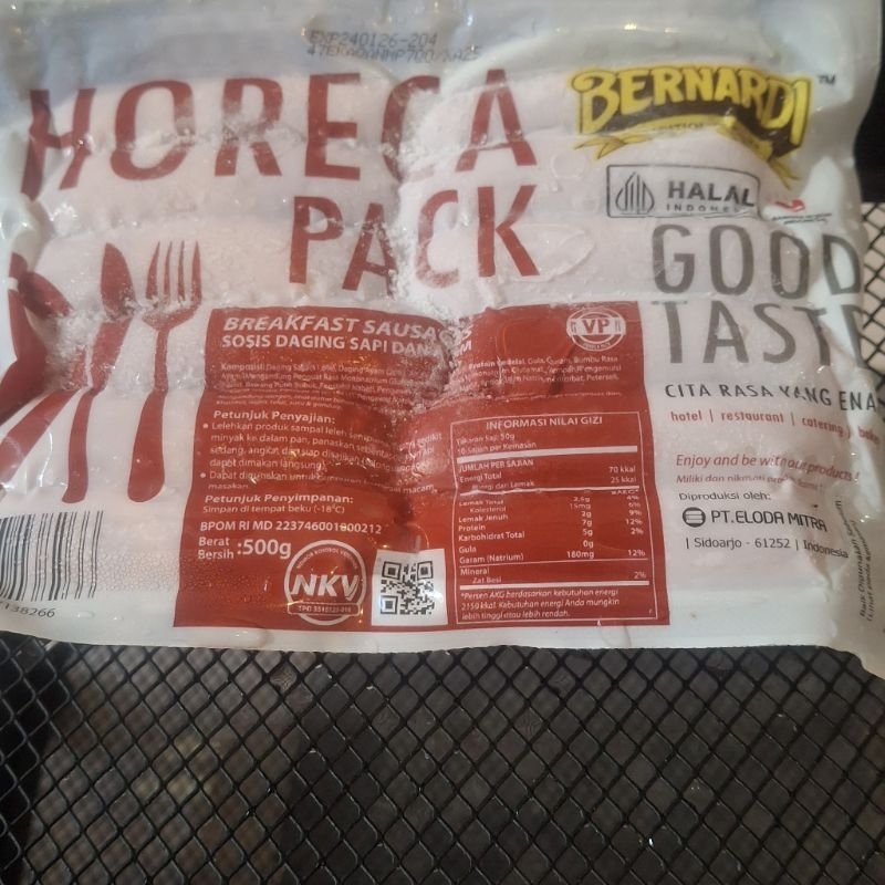

HORECA sosis sapi 500gr