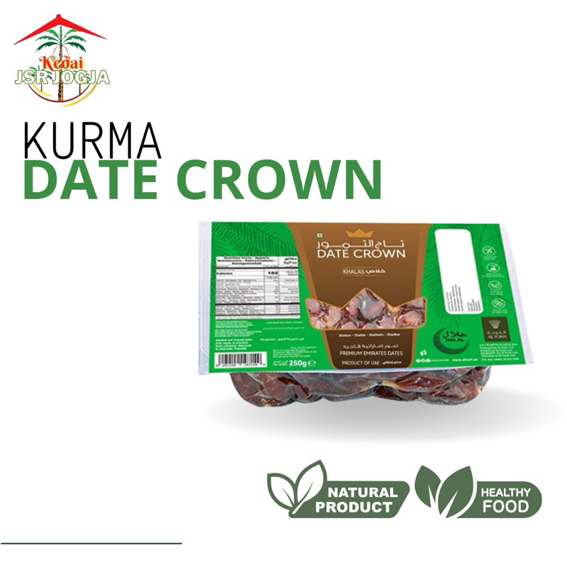 

Kurma Date Crown - Khalas Vacum 250 GR