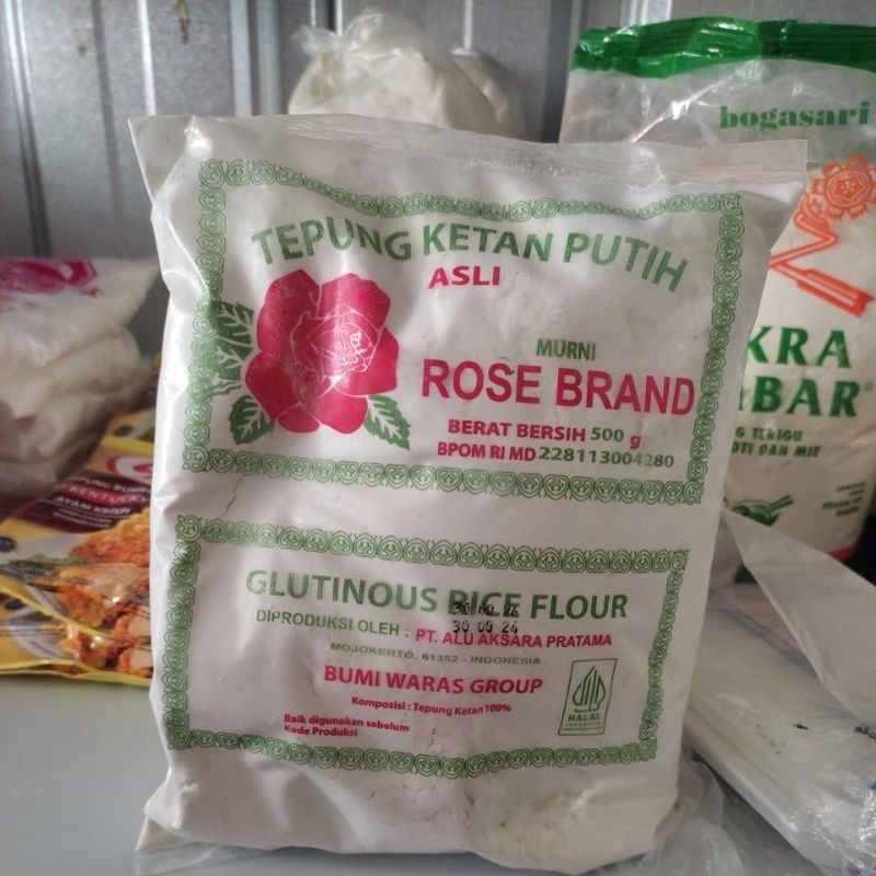 

Tepung Ketan Rose Brand 500gr