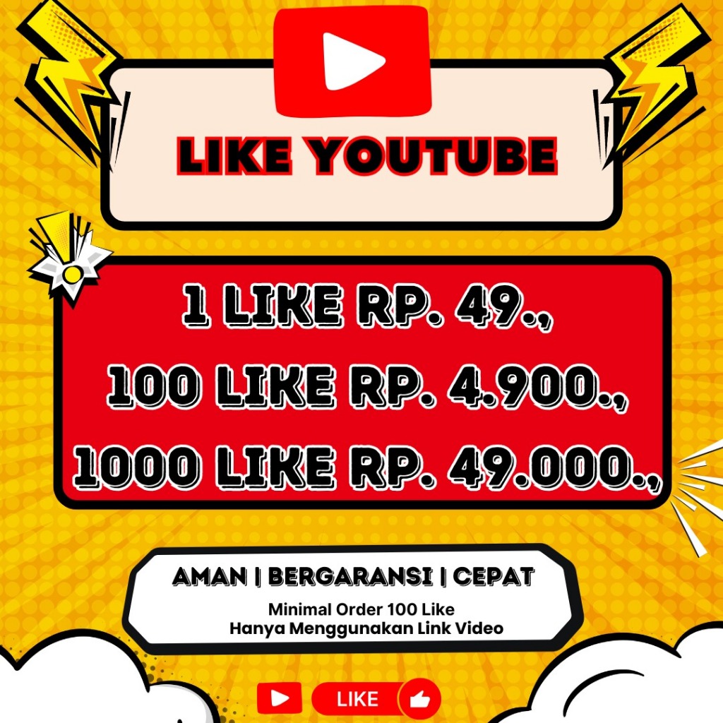 Like Youtube Bergaransi
