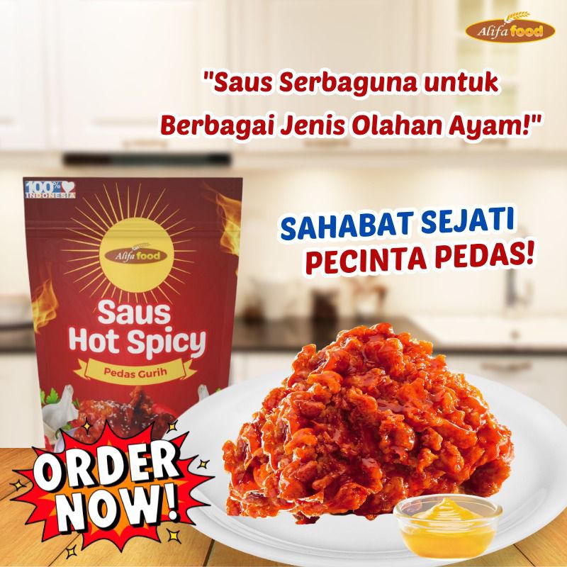 

Saus Hot Spicy 750gr, Saos pedas cocolan makanan
