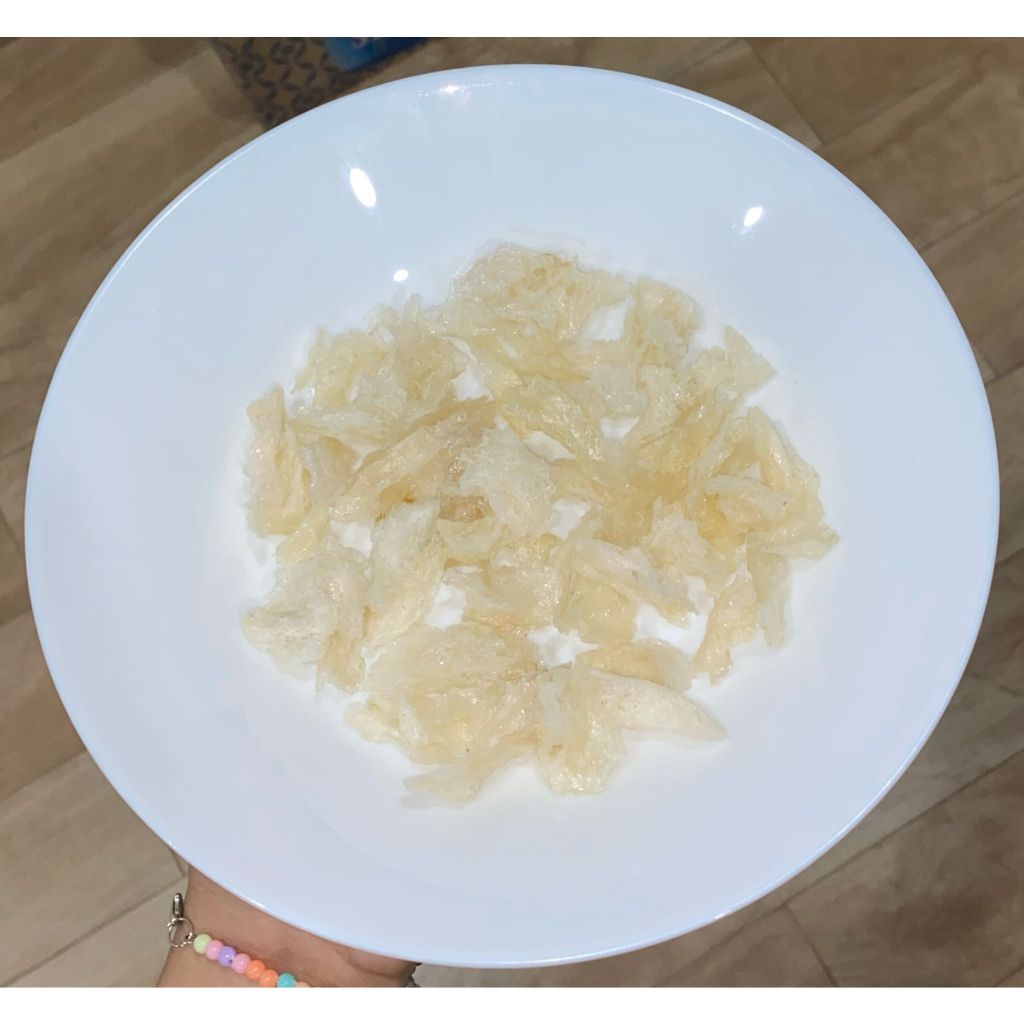 

Sarang Burung Walet Birdnest Bersih Patahan kaki - minimal 3 Gram - siap saji - kualitas export