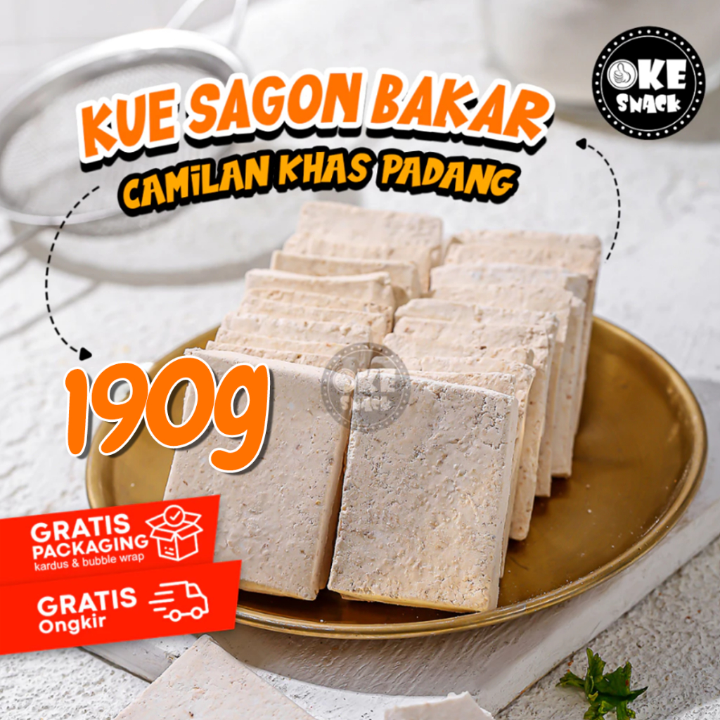 

Kue Sagon Bakar Khas Padang 190g