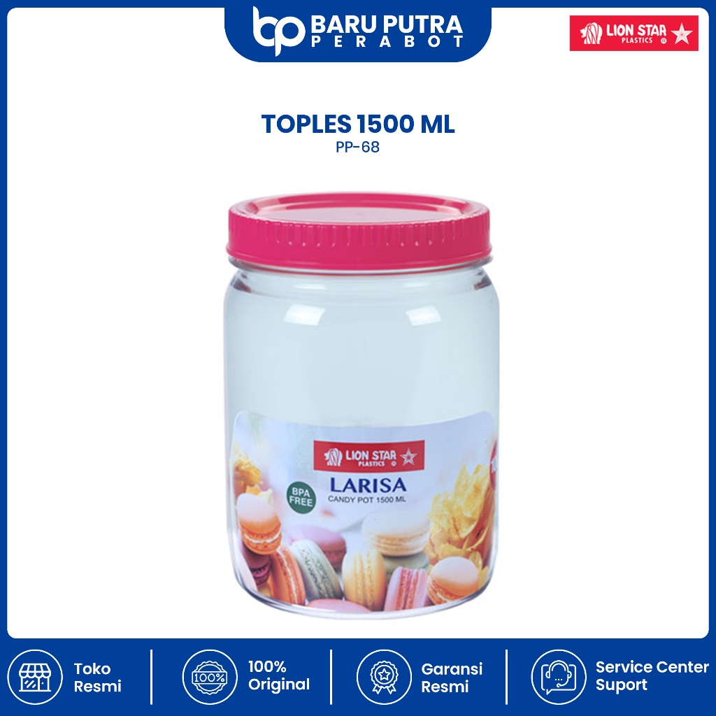 Lion Star Toples Bulat 1500 ml Larisa PP-68