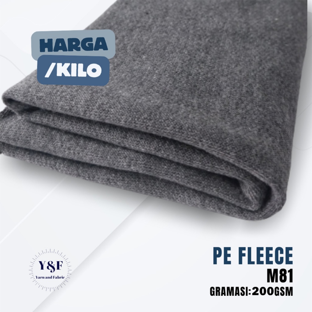 Kain PE Fleece Misty Gramasi 200