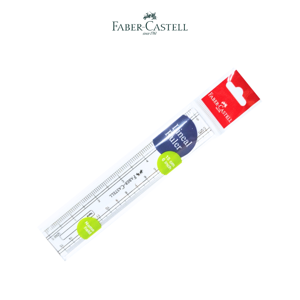

Penggaris Lineal Ruler Faber-Castell 15CM 170640