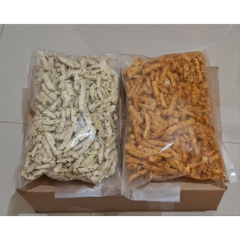

Basreng Pedas Daun Jeruk 1 KG - Marika Bites