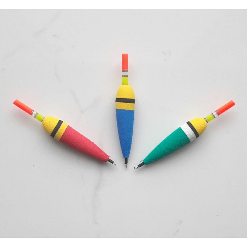 Pelampung pancing busa panjang 7 cm