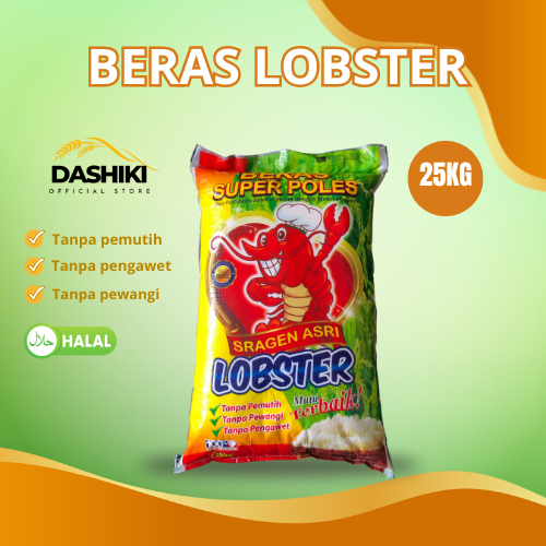 

Beras Lobster 25KG Cap Lobster Beras Premium
