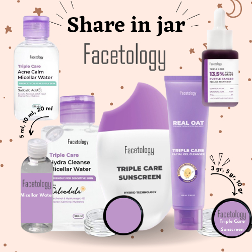 [Share In Jar] Facetology Triple Care Sunscreen