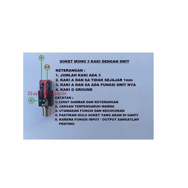 SOKET efek BOSS GT6 GT-6 bagian INPUT / OUTPUT R L / EXTERNAL send return