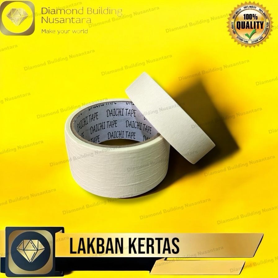 

Lakban Kertas 1" 2" Masking Tape Isolasi Solatip Kualitas TERBAIK dan TERMURAH