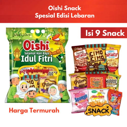 

Oishi Snack Spesial Edisi Lebaran Dan Back To School 1 Pack Isi 9 Snack Chiki Acara Ulang Tahun