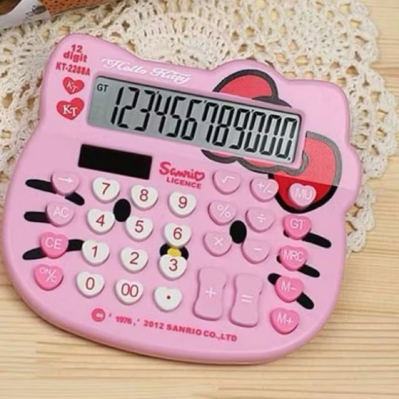 

Kalkulator Kepalla Hello Kitty 12 Digit KT-2288