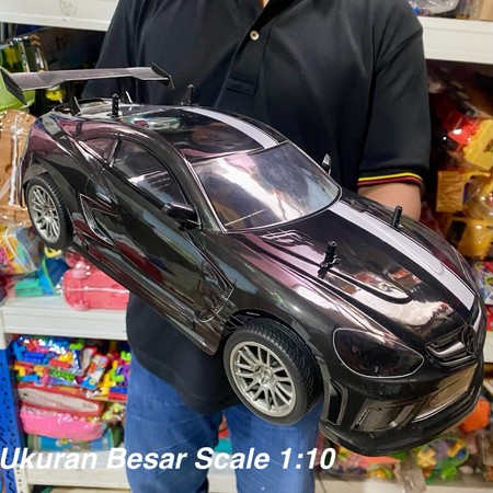 Mainan Anak Mobil BESAR RC Drift 4WD PROPO mobil remote control racing skala 1:10 2,4GHz Mini Drift 