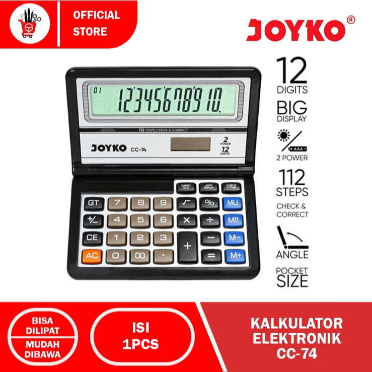 

Calculator | Kalkulator Joyko CC-74 (1pcs)
