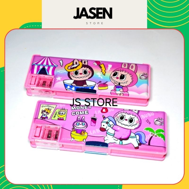 

Kotak Pensil Magnet 2 Sisi Labubu / Tempat Pensil + Rautan Labubu