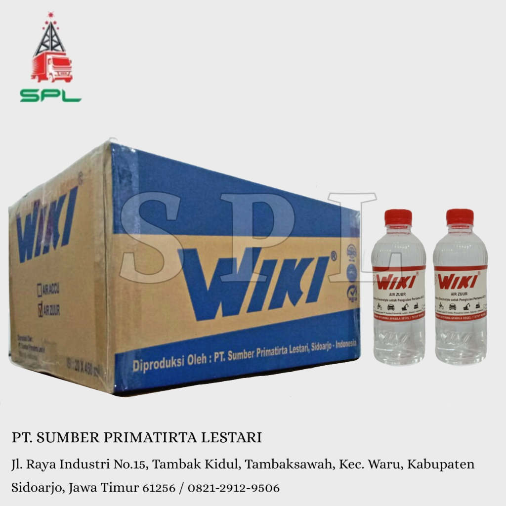 1 DUS WIKI AIR ZUUR 450 ML / AIR ZUUR AKI WIKI 450 ML ( ISI 20 BOTOL )