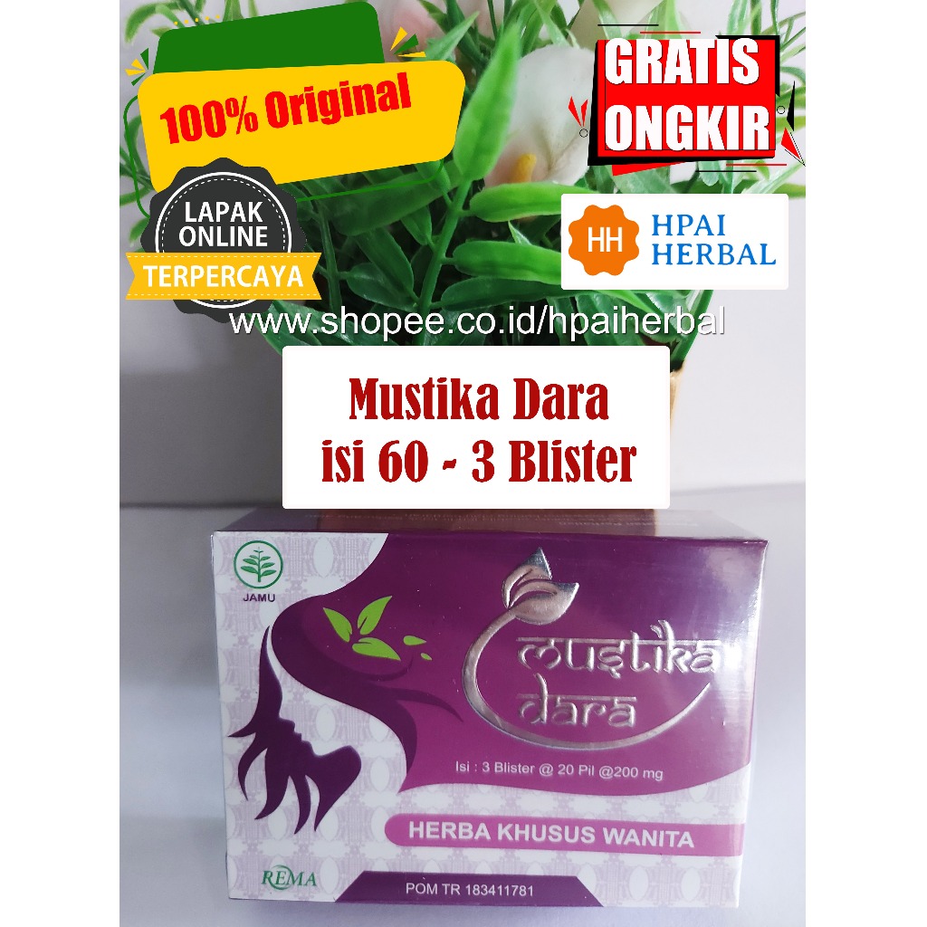 MUSTIKA DARA REMA KEMASAN BARU UNGU / MUSTIKA DARA ORIGINAL UNGU KEMASAN BARU