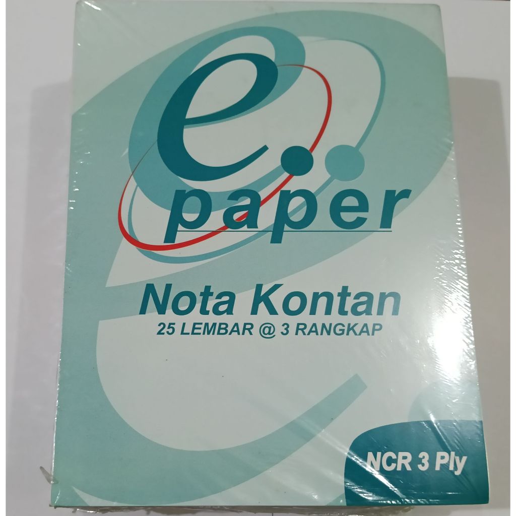 

Buku Nota B3 Besar 3 Ply E-Paper