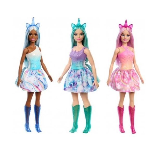 Barbie DreamTopia Unicorn Kuda Pony Mainan Boneka Anak Perempuan Asli Ori Mattel