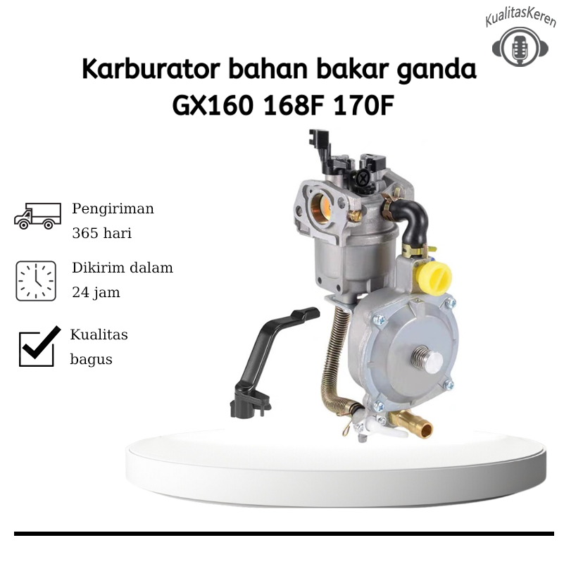 Carburator Gas LPG-Carburator Converter to LPG GX 160 sampai Karburator Genset Pompa Alkon