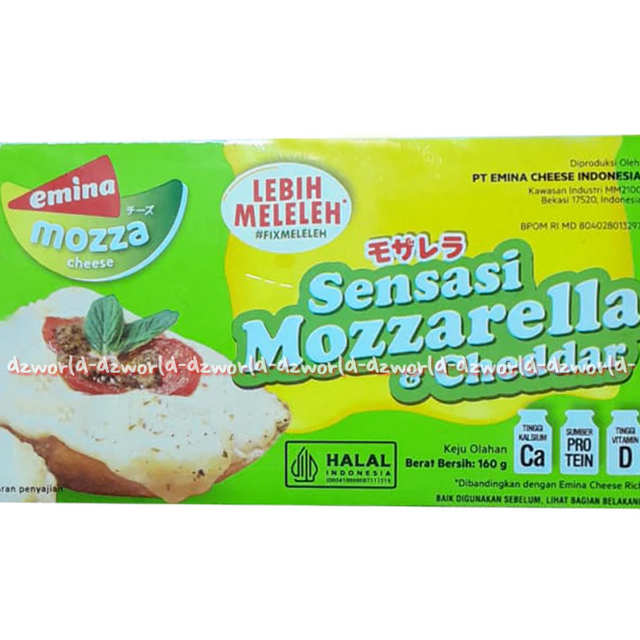 

Emina Sensasi Mozarella & Cheddar 160 gr