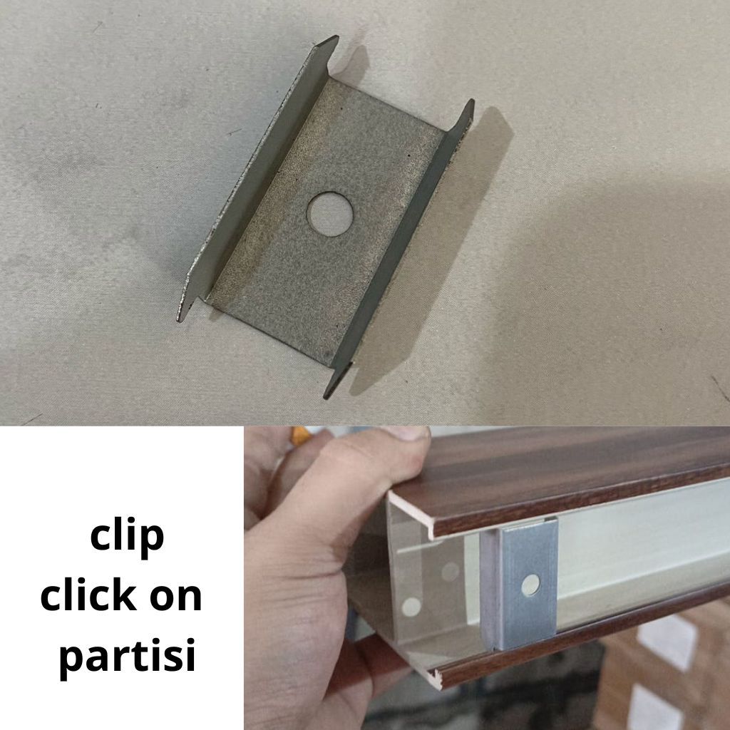 Klip Besi hollo click on pertisi plafon  Clip hollo click on pertisi plafon