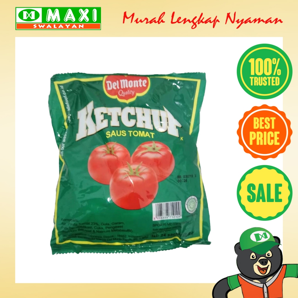 

Del Monte Ketchup Saus Tomat isi 24
