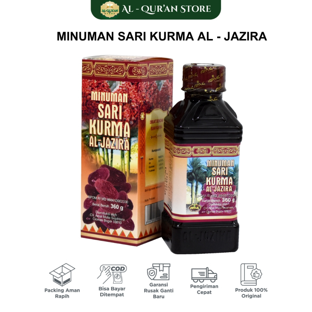 

madu Sari Kurma asli Al Jazira Sarikurma Aljazira Aljazirah Al-Jazira 360gram Original