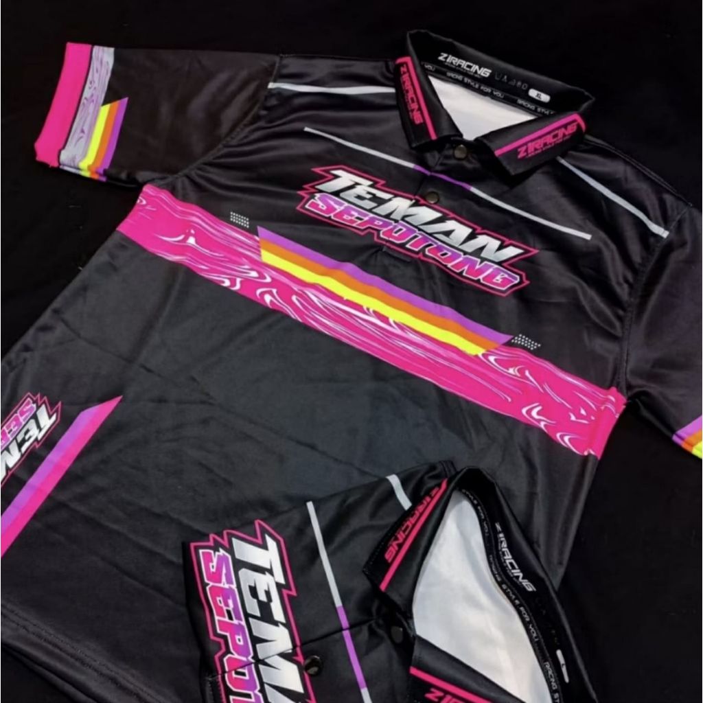 Kaos jersey racing jersey racing kaos jersey balap jersey team balap jersey kerah polo