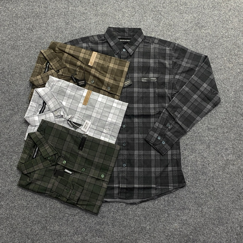 KEMEJA PRIA BRANDED ORIGINAL HIGH QUALTY 100%