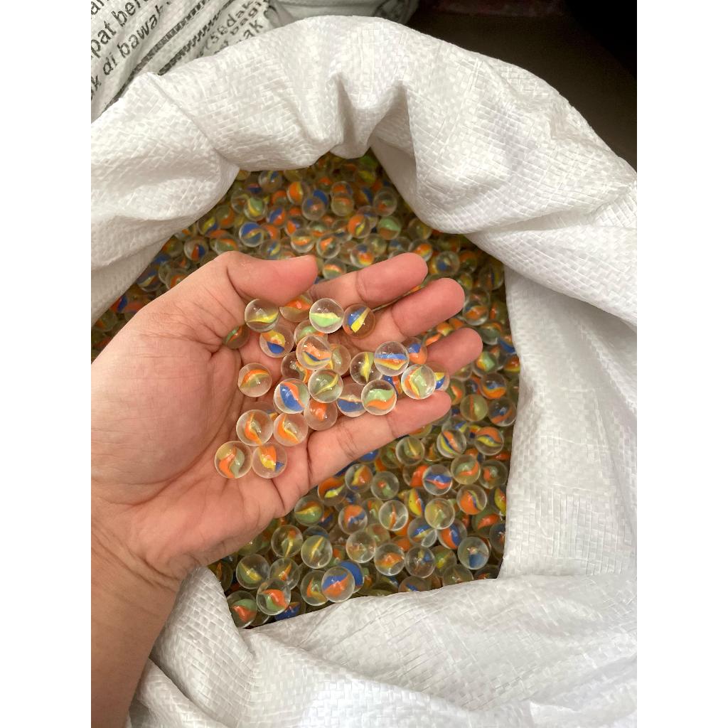 1 Karung isi ±25kg Mainan Anak Kelereng Mini Belimbing / Neker Mini 12mm (1.2cm) / Kelereng Gundu Ja