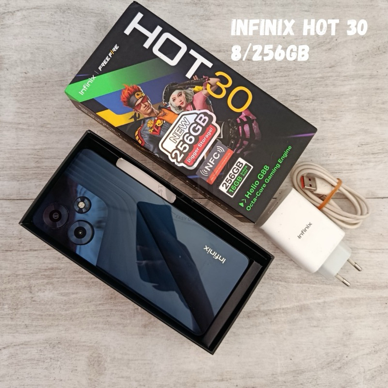 INFINIX HOT 30 8/256gb FULLSET SECOND