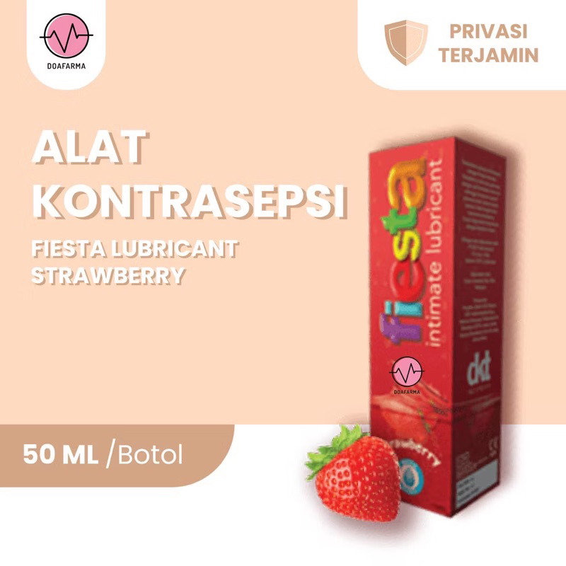Fiesta Intimate Strawberry Lubricant 50ml