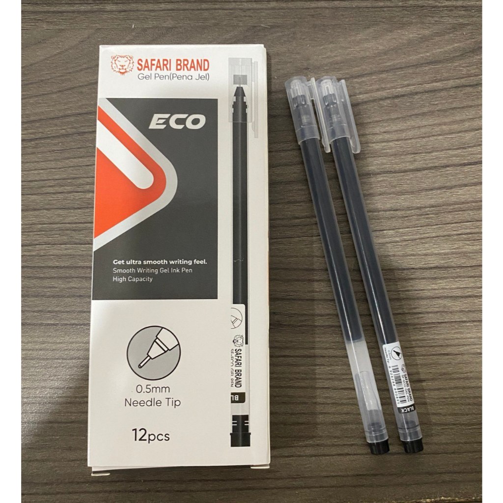 

Bolpoin / Bolpen Gel Safari ECO Original 0.5 mm (1 lsn)