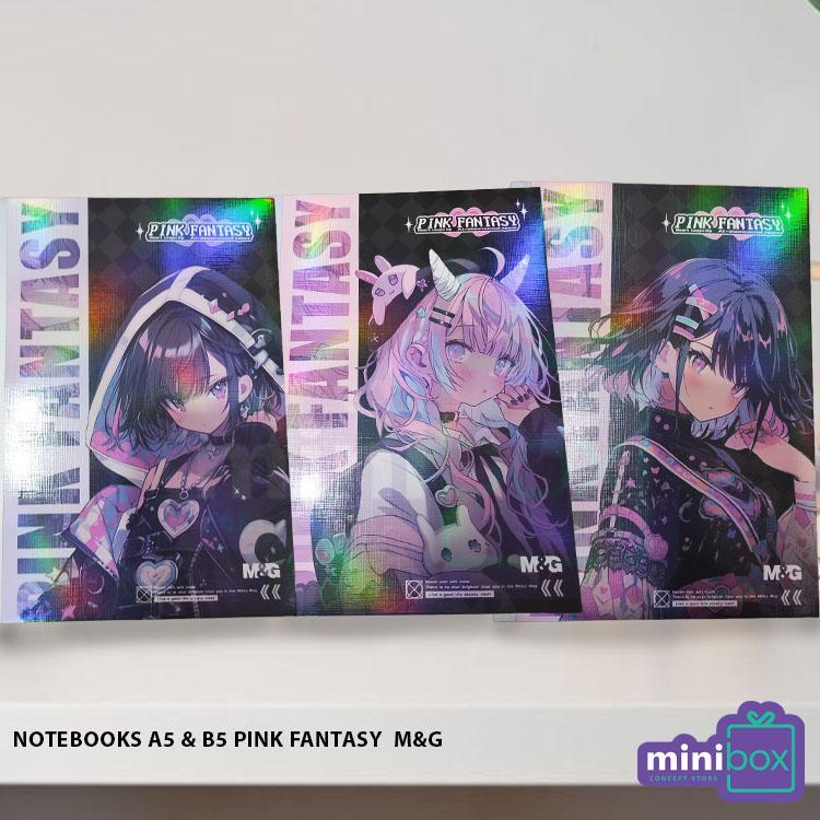 

Notebook Anime / Buku Catatan Anime PINK FANTASY Ukuran A5 B5