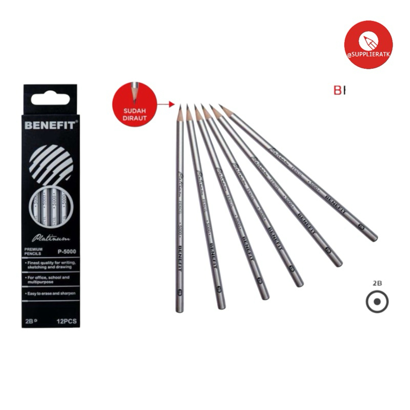 

[12pcs] PENSIL 2B BENEFIT PLATINUM